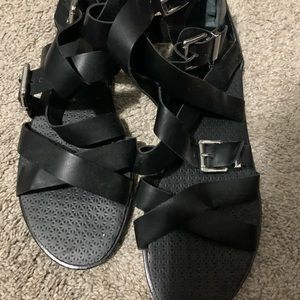 Black sandals